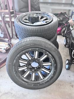 Fuel Wheel Rims with Firestone Destination Tires