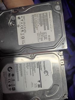 Two Computer Hard Drives 