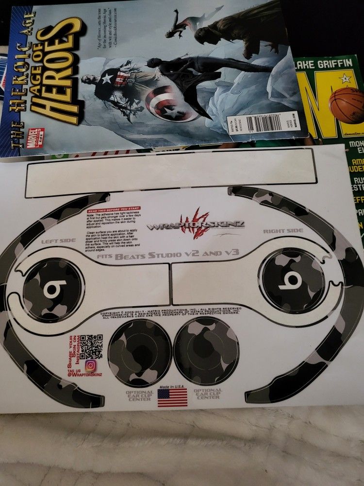 Beats By Dre Headphones Stickers Camo