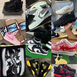 Jordan 4s, Nike Dunks, Vapormax