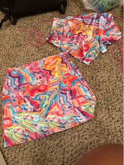 colorful two piece sets