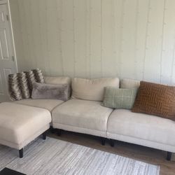 Cream Couch / Sofa