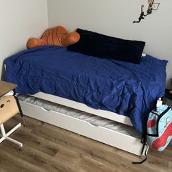 Twin Bed With Trundle 