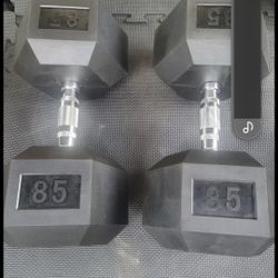 85lbs Dumbells WEIGHTS 