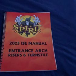 2025 Spirit Halloween ISE Manual Entrance Arch Risers And Turnstile