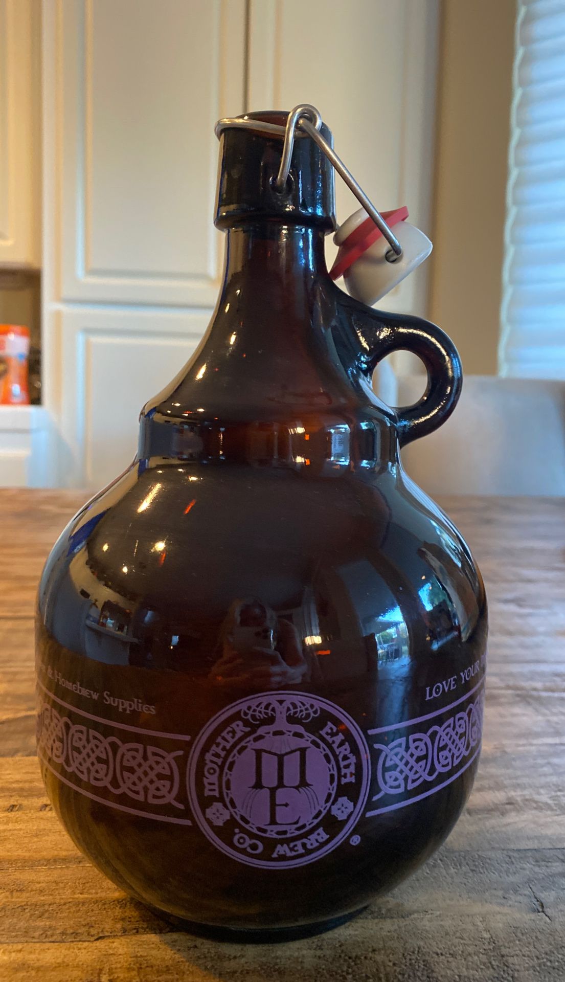 Mother Earth growler, $15