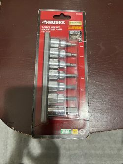HUSKY. 7-PIECE HEX BIT SOCKET SET - MM