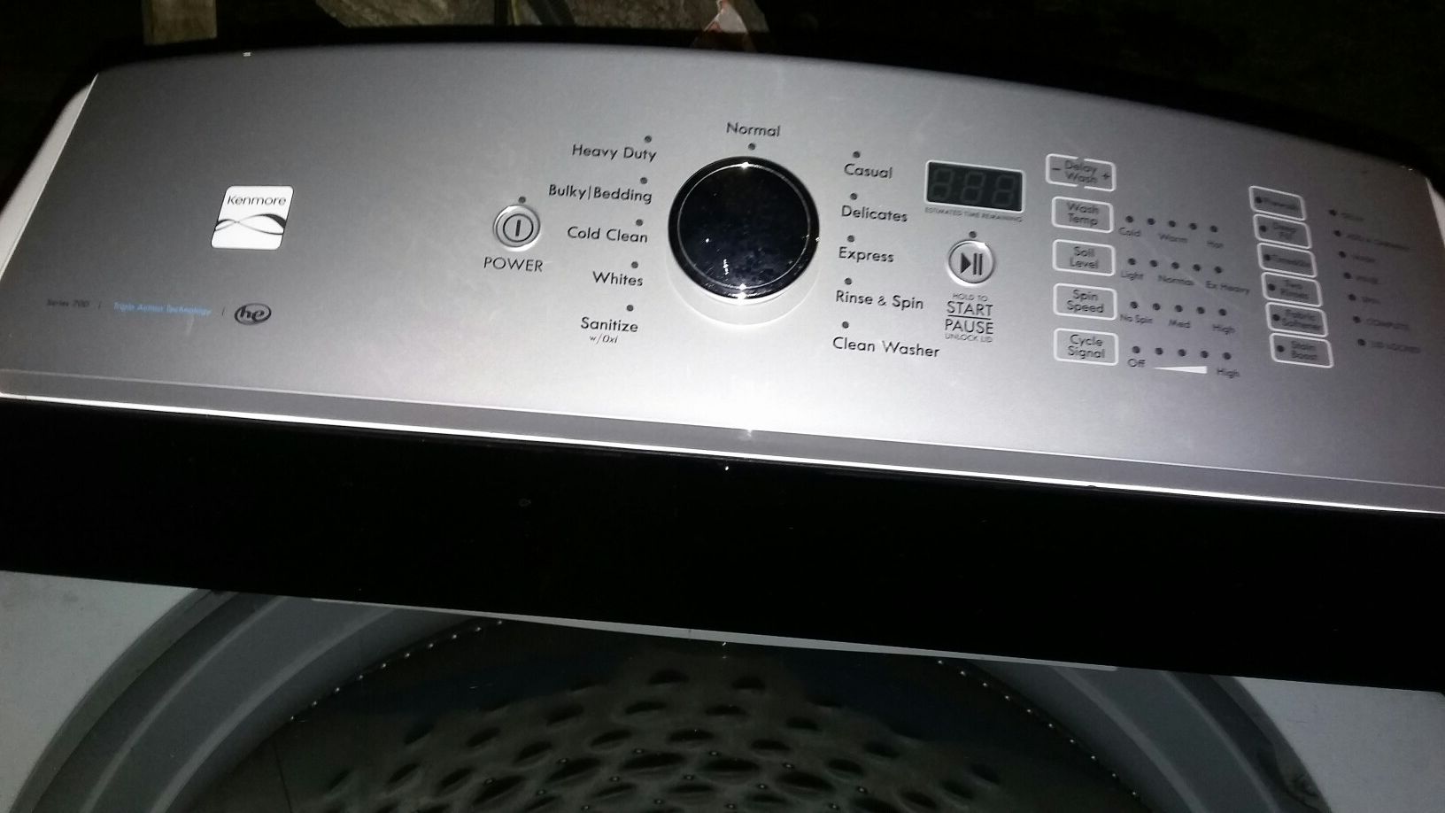 Kenmore 700 series washer Cabrio giant capacity dryer combo