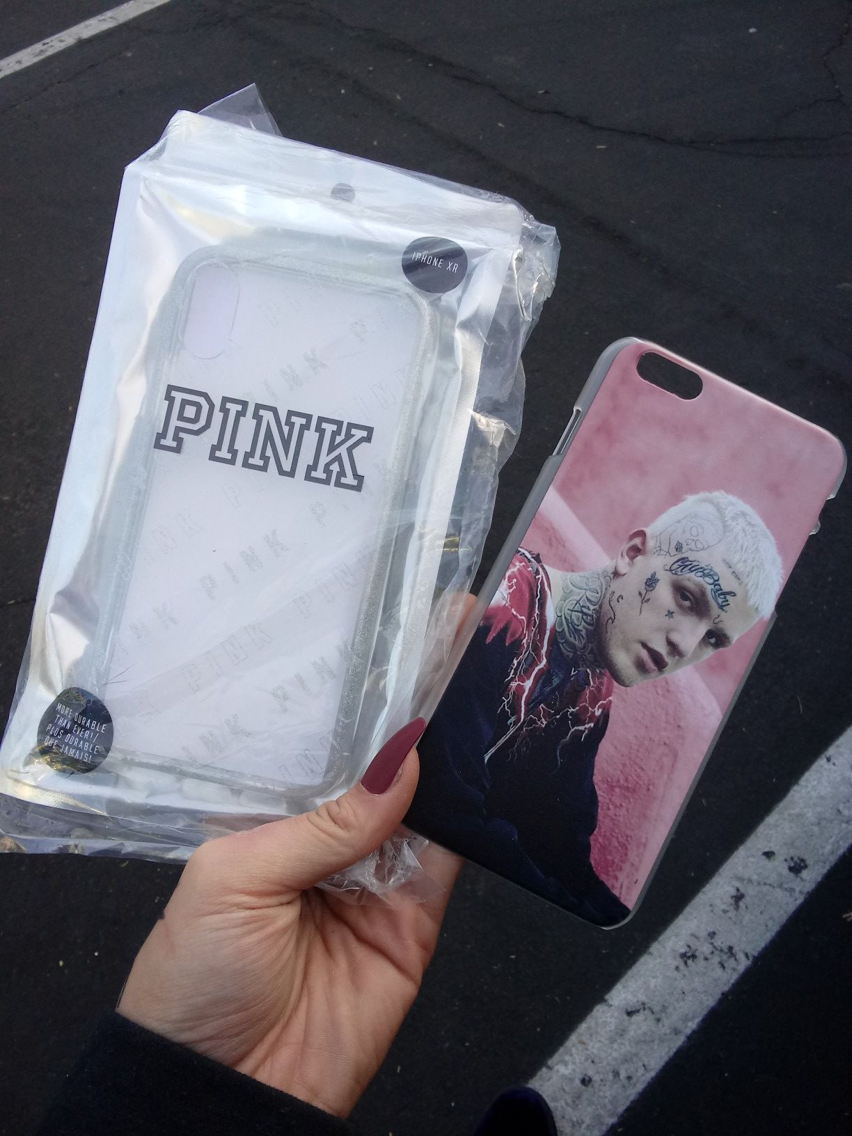 Brand New, Victoria Secret, PINK iPhone XR Case & Lil Peep iPhone 8 Plus Case