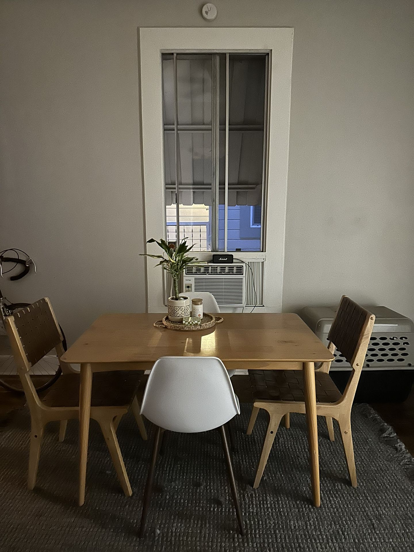 Mid-Modern Century Dining Table and Chairs 