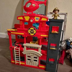 Fire Station Children Toy