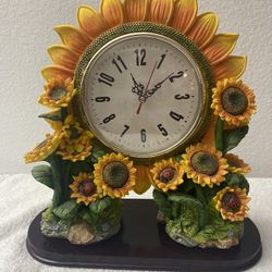 Sunflower Clock