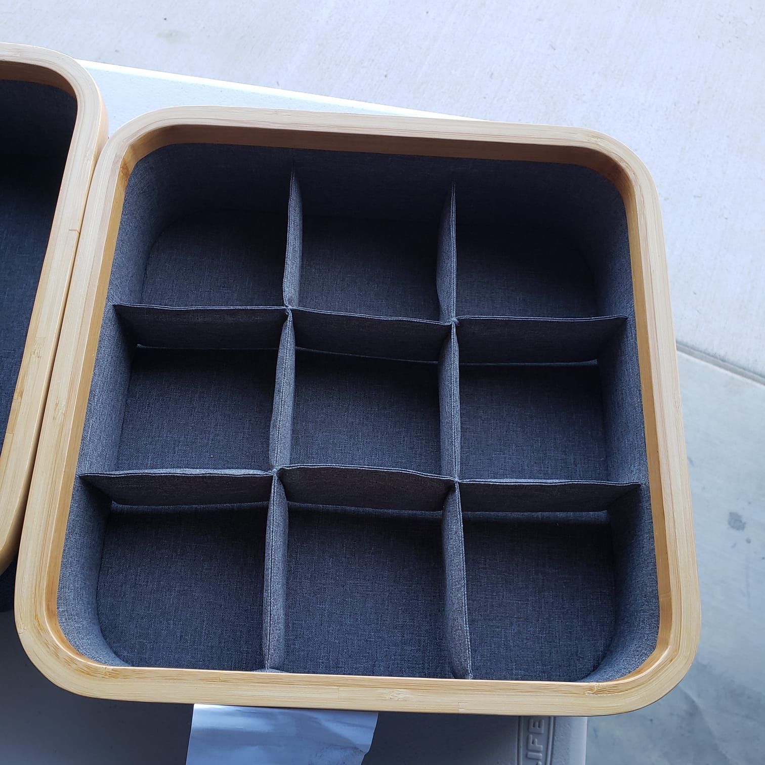 3-piece drawer organizer set