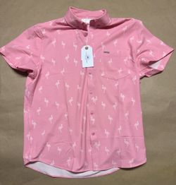 Vintage Summer Flamingo Pink Shirt XL Extra Large Rare NEW!