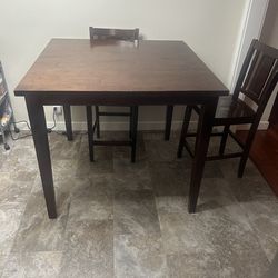 Dining room table and chairs