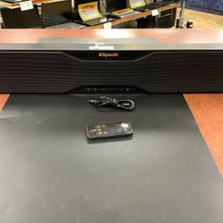 Klipsch R-10B Bluetooth Sound Bar/ With Optical Cord & Remote 