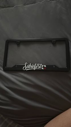 Subiefest License Plate Frame 