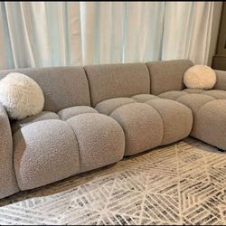 Happy Home Furniture Bella Gray Sectional Financing Available $39 Down Payment 