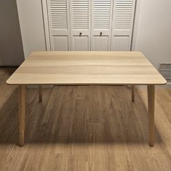 Wood Dining Table (Disassembled For Easy Transport) 