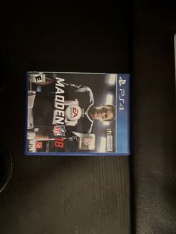 Madden nfl 18 PlayStation
