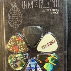 New Pink Floyd package of 6 collectible guitar picks