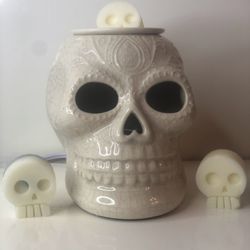 Sugar Skull Wax Warmer Plug In 