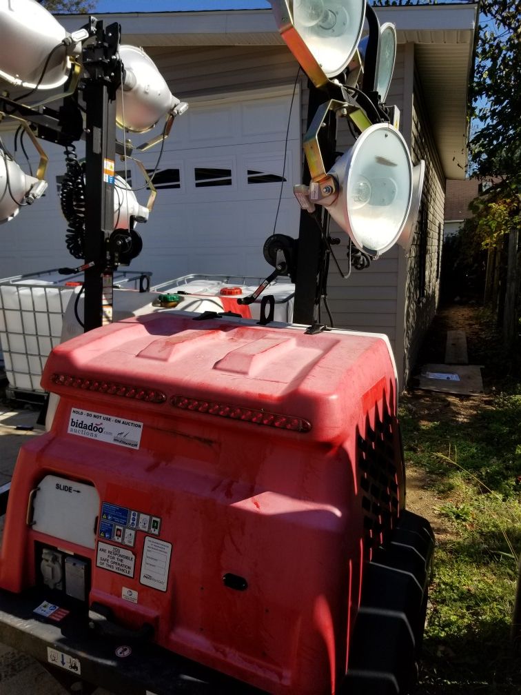 2017 Generac tower light generator