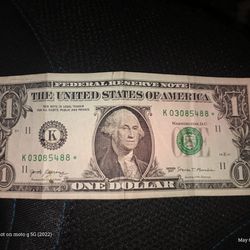 $1 Star Note 