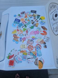 Quote stickers various food