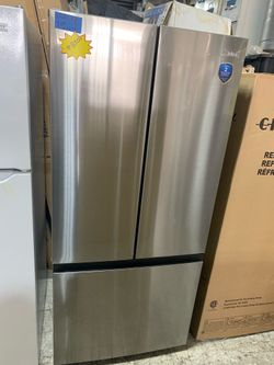 3 Door Refrigerator Stainless Steel- Take it for Zero Down Ask for Details!