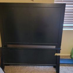 2 Twin Bed Frames & 1 Year Old Mattresses 