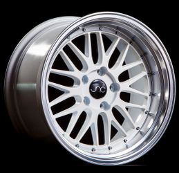 🔥 20X8.5 JNC JNC005 WHITE MACHINE LIP Wheels 🔥