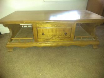 Oak coffee table