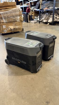 EF ECOFLOW 7.2kWh Portable Power Station: DELTA Pro with Extra Battery, 120V Lifepo4 Battery Backup with Expandable Capacity, Solar Generator for Home