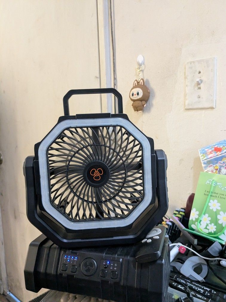 Portable Fans Lithium Battery Hang Upside Down Remote