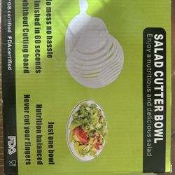 Salad Cutter Bowl