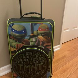 Ninja turtle little boys suitcase