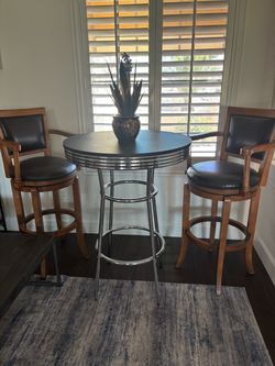 Barstool stools, swivel solid wood