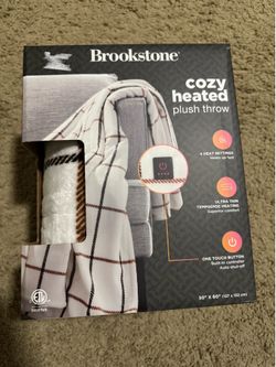 Heated Plush throw
