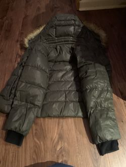 Girls down jacket size 8-10