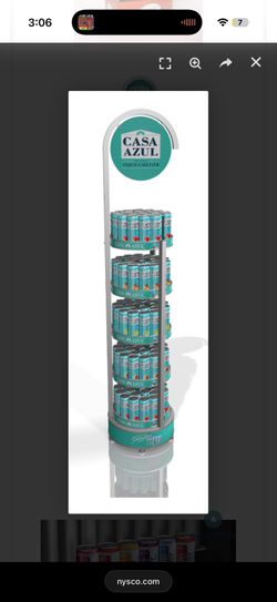 4 Tear Round Display Rack