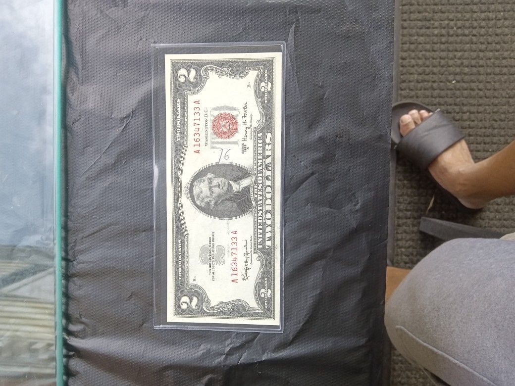 $2 (Fowler) Red Seal 1963 A Series