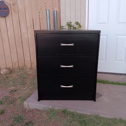 Small Black Dresser 35"H 29" W 23"D