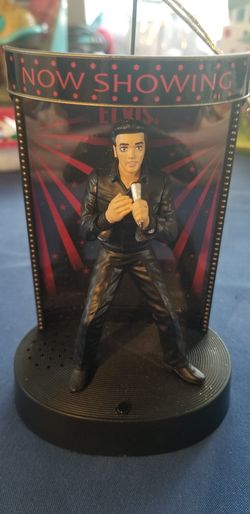 Elvis Presley singing ornament/12 1
