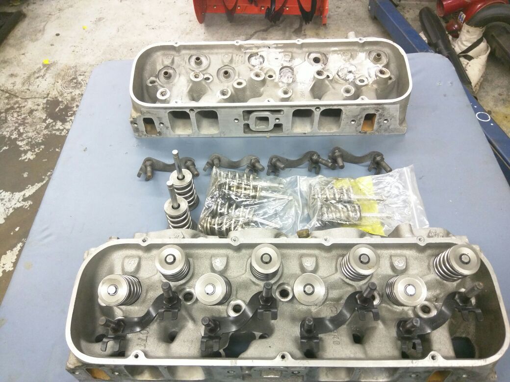 Big block chevy aluminum snowflake heads