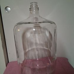 Vintage Steam Cleaned Glass Beer/wine Making Jug