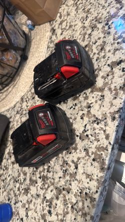 Milwaukee xc 5.0  batteries (no charger)