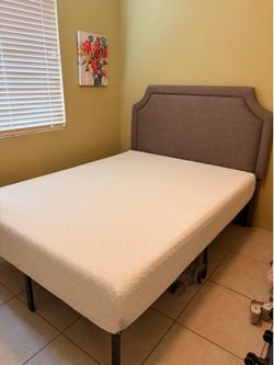 Queen bed and mattress