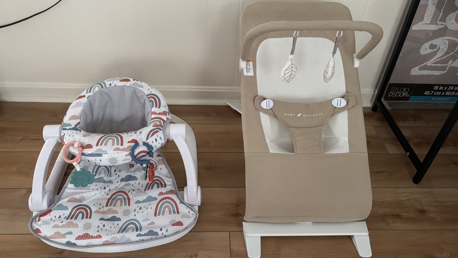 Baby Delight Highland Bouncer/ Fisher Price Sit-Me-Up Floor Seat