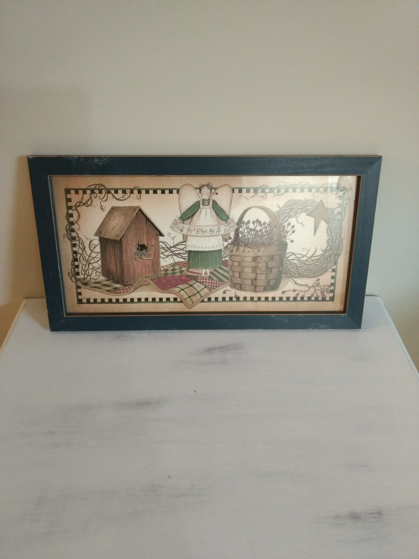 Blessed house frame/art
